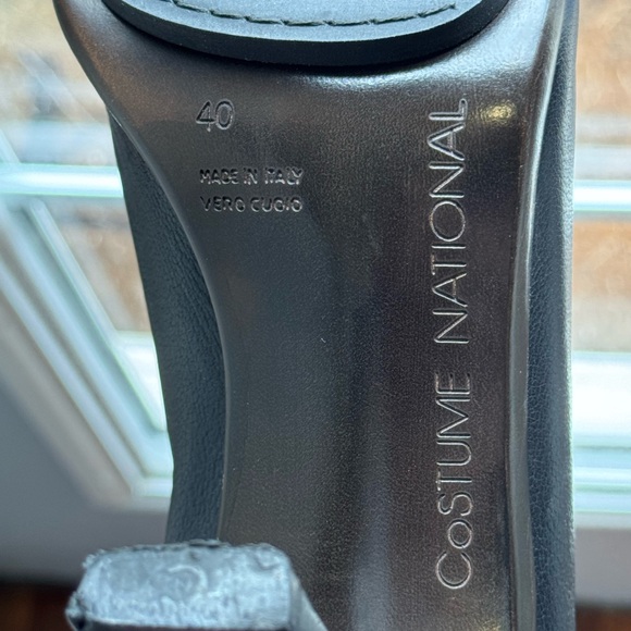 Costume National Scarpa Diana Nero size 9 UK40 Black Heels - Picture 6 of 9